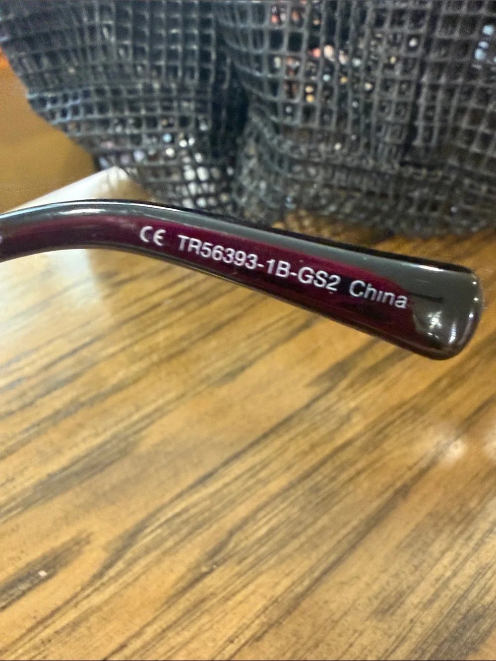 True Religion Black Cat-Eye Sunglasses with Gradient Purple Lenses